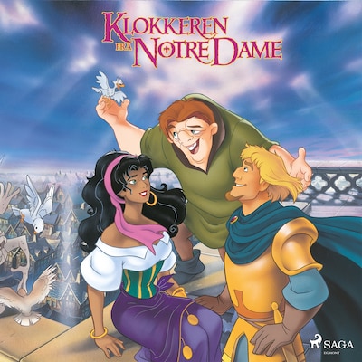 Klokkeren fra Notre Dame – omslag til lydbogen af Disney