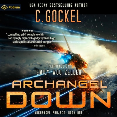 Archangel Down – omslag til lydbogen af C. Gockel