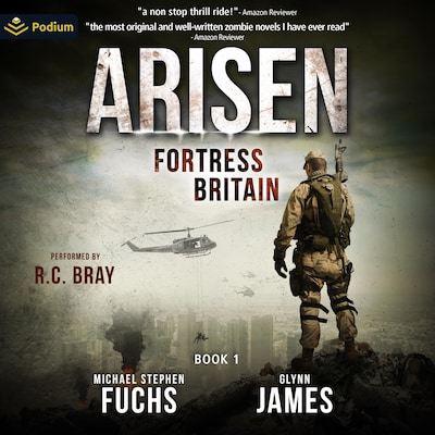 Fortress Britain – omslag til lydbogen af Glynn James, Michael Stephen Fuchs