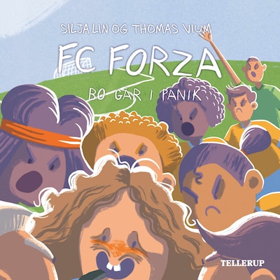 FC Forza #8: Bo går i panik – omslag til lydbogen af Thomas Vium, Silja Lin