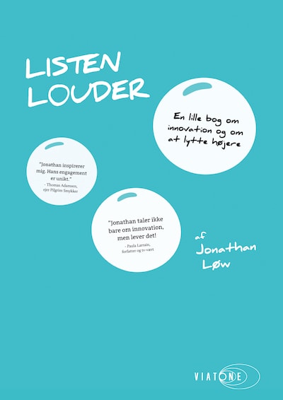 Listen Louder – omslag til lydbogen af Jonathan Løw