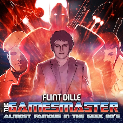 The Gamesmaster – omslag til lydbogen af Flint Dille
