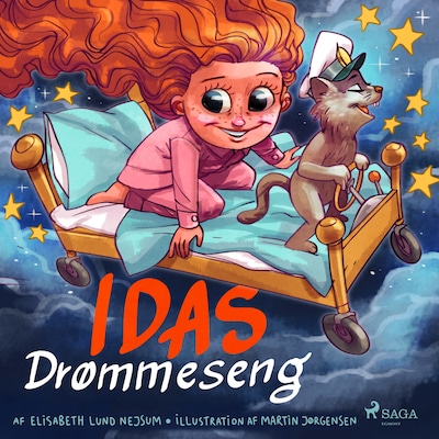 Idas drømmeseng – omslag til lydbogen af Elisabeth Lund Nejsum