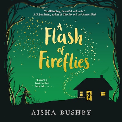 A Flash of Fireflies – omslag van het luisterboek van Aisha Bushby