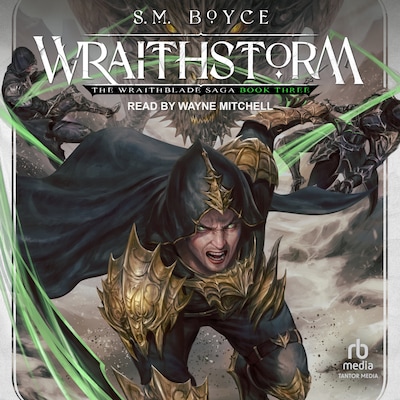 Wraithstorm – omslag til lydbogen af S. M. Boyce