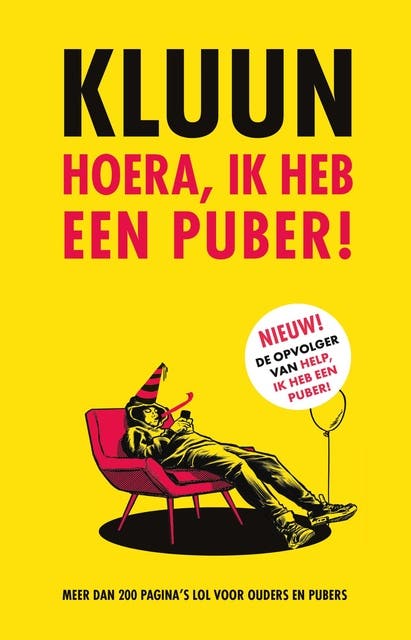 Hoera, ik heb een puber! – omslag van het luisterboek van Kluun