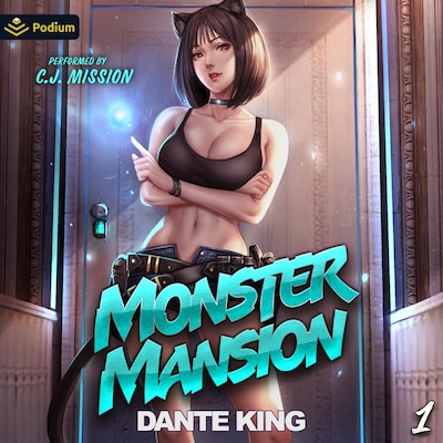 Monster Mansion – omslag til lydbogen af Dante King