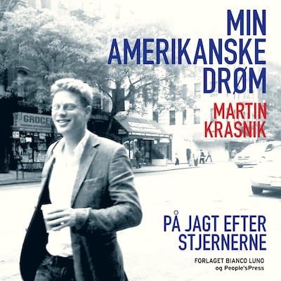 Min amerikanske drøm – omslag til lydbogen af Martin Krasnik