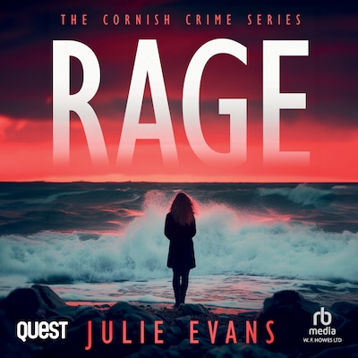 RAGE – omslag til lydbogen af Julie Evans