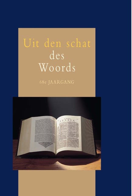 Uit den schat des Woords 68 – omslag van het luisterboek van Diversen Predikanten Gereformeerde Gemeenten
