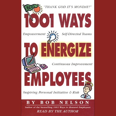 1001 Ways to Energize Employees – omslag til lydbogen af Bob Nelson