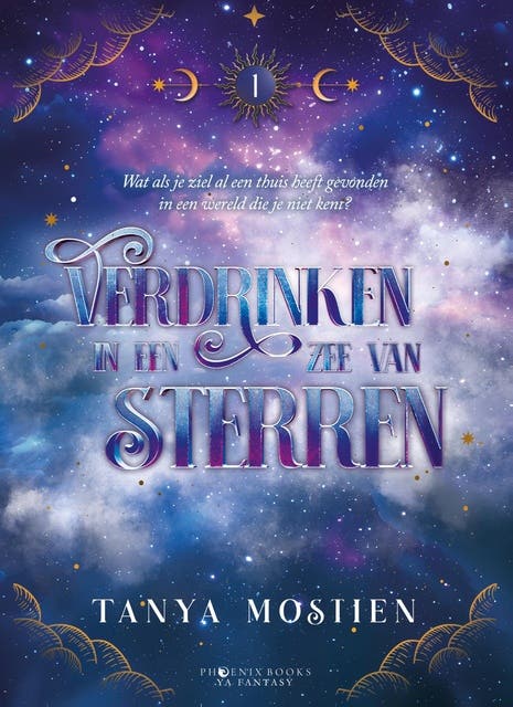 Verdrinken in een zee van sterren – omslag van het luisterboek van Tanya Mostien