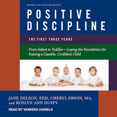 Positive Discipline – omslag til lydbogen af Jane Nelsen, EDD, Cheryl Erwin, MA, Roslyn Ann Duffy