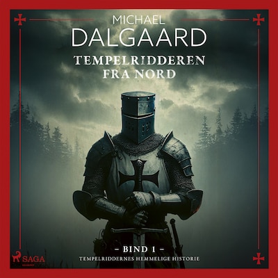 Tempelridderen fra nord – omslag til lydbogen af Michael Dalgaard