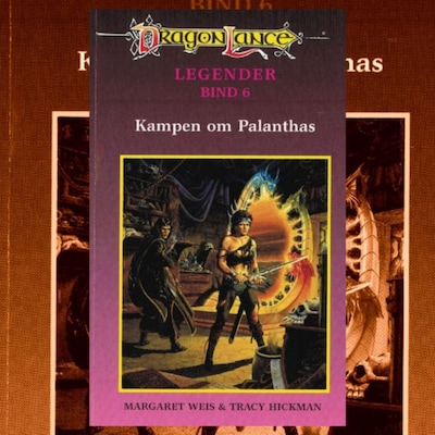 DragonLance Legender #6: Kampen om Palanthas – omslag til lydbogen af Margaret Weis, Tracy Hickman