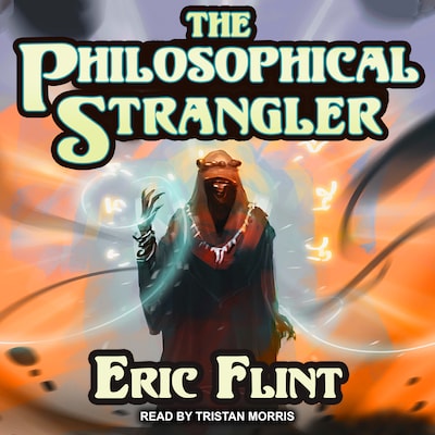The Philosophical Strangler – omslag til lydbogen af Eric Flint