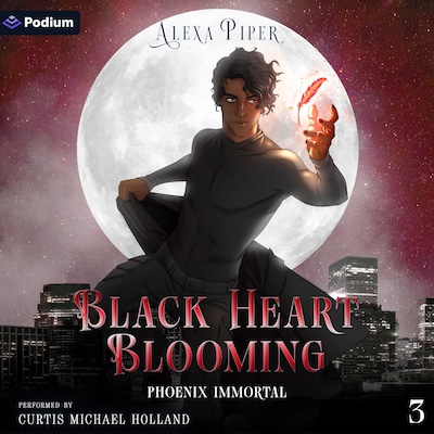 Black Heart Blooming – omslag til lydbogen af Alexa Piper