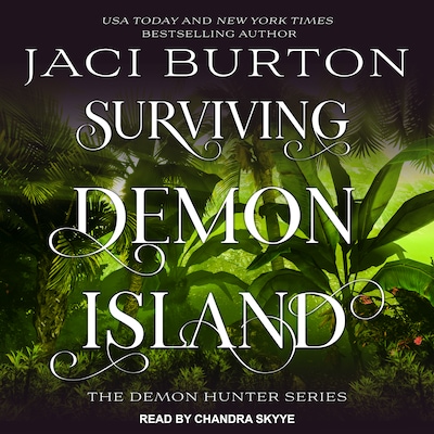 Surviving Demon Island – omslag til lydbogen af Jaci Burton