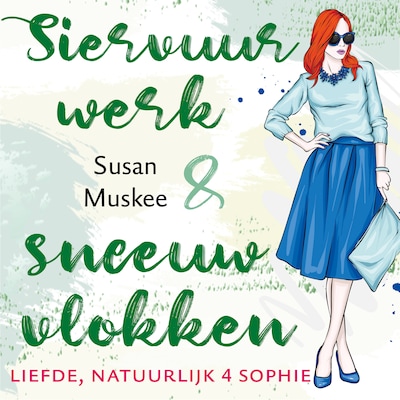 Siervuurwerk en sneeuwvlokken