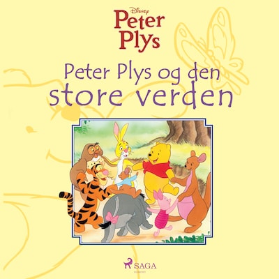 Peter Plys og den store verden – omslag til lydbogen af Disney