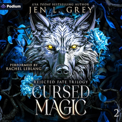Cursed Magic – omslag til lydbogen af Jen L. Grey