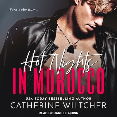 Hot Nights in Morocco – omslag til lydbogen af Catherine Wiltcher