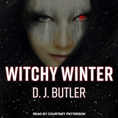 Witchy Winter – omslag til lydbogen af D.J. Butler