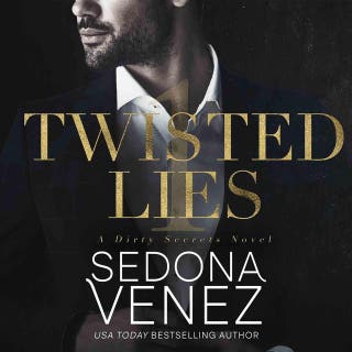 Twisted Lies – omslag till ljudboken av Sedona Venez