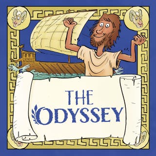 The Odyssey – omslag til lydbogen af Claudia Martin
