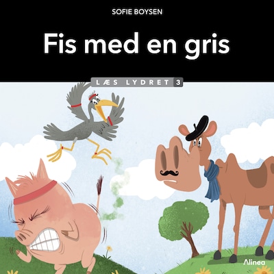 Fis med en gris, Læs lydret 3 – omslag til lydbogen af Sofie Boysen