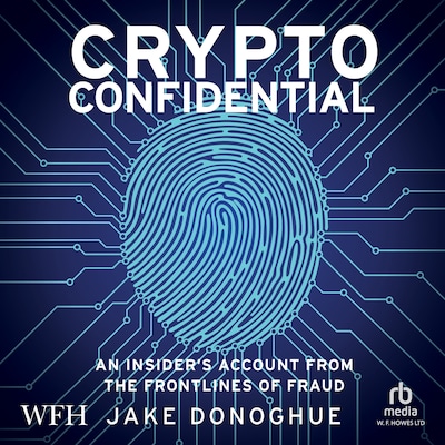 Crypto Confidential – omslag til lydbogen af Jake Donoghue