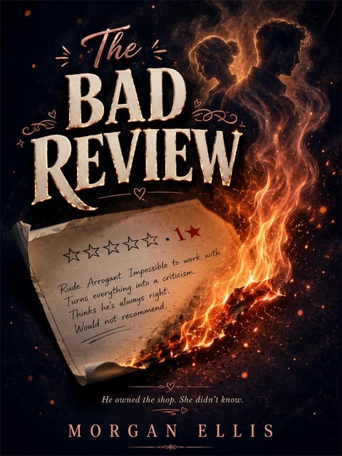 The Bad Review – omslag til lydbogen af Morgan Ellis