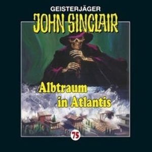 Albtraum in Atlantis (John Sinclair 75) – okładka audiobooka, autor Jason Dark