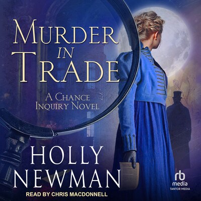Murder in Trade – omslag til lydbogen af Holly Newman