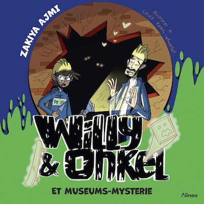 Willy og Onkel, Et museums-mysterie, Blå Læseklub – omslag til lydbogen af Zakiya Ajmi