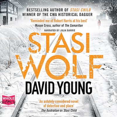 Stasi Wolf – omslag til lydbogen af David Young
