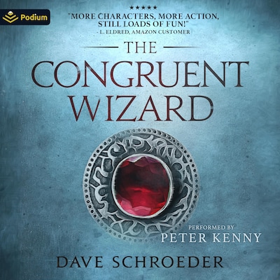 The Congruent Wizard – omslag til lydbogen af Dave Schroeder