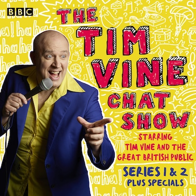 The Tim Vine Chat Show – omslag til lydbogen af Tim Vine