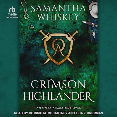 Crimson Highlander – omslag til lydbogen af Samantha Whiskey