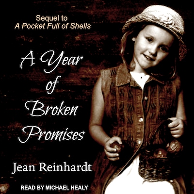 A Year of Broken Promises – omslag til lydbogen af Jean Reinhardt