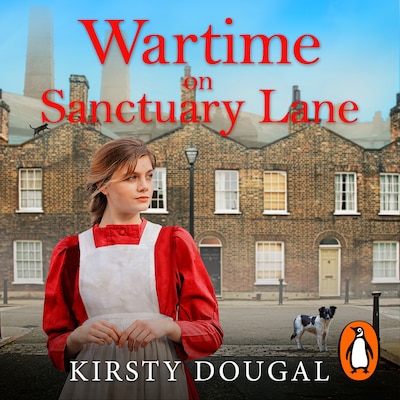 Wartime on Sanctuary Lane – omslag til lydbogen af Kirsty Dougal