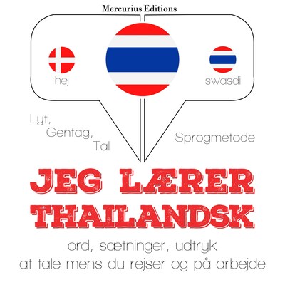 Jeg lærer thailandsk – omslag til lydbogen af JM Gardner
