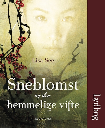 Sneblomst og den hemmelige vifte – omslag til lydbogen af Lisa See