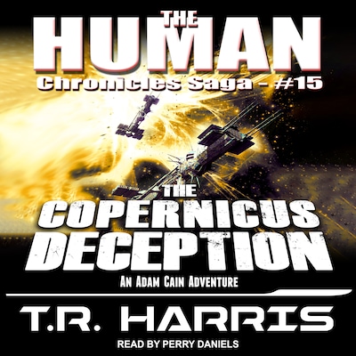 The Copernicus Deception – omslag til lydbogen af T.R. Harris