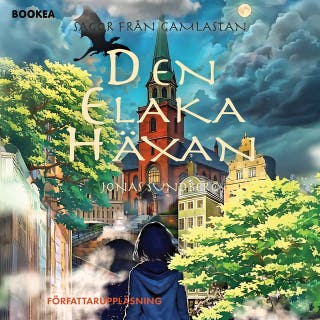 Den elaka häxan – omslag till ljudboken av Jonas Sundberg