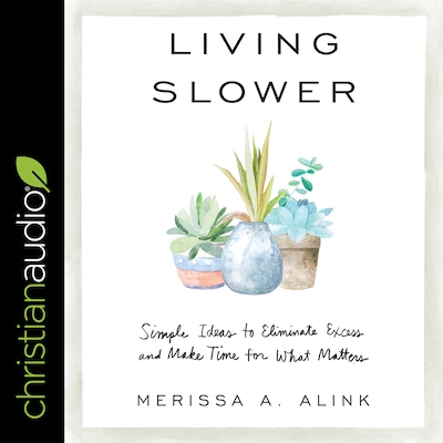 Living Slower – omslag til lydbogen af Merissa A. Alink