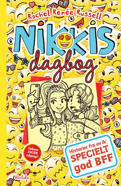 Nikkis dagbog 14: Historier fra en ik’ specielt god BFF – omslag til lydbogen af Rachel Renée Russell