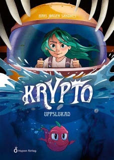 Krypto - Uppslukad – omslag till ljudboken av Hans Jörgen Sandnes