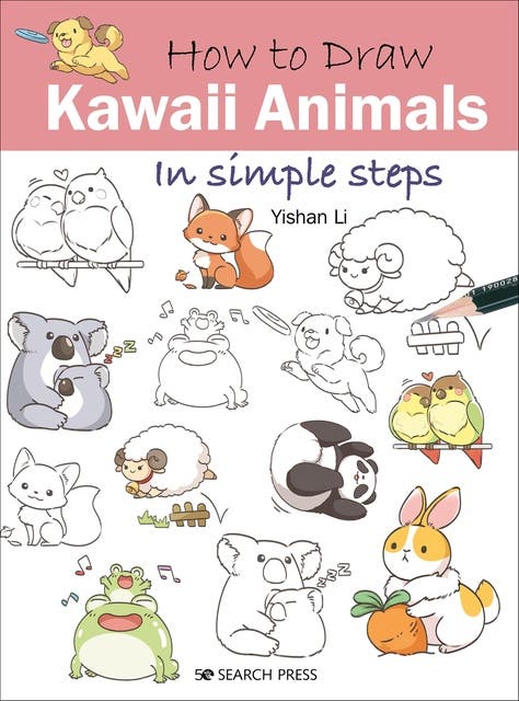 How to Draw: Kawaii Animals – omslag til lydbogen af Yishan Li