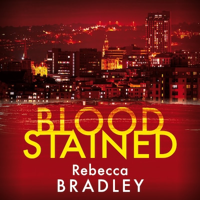 Blood Stained – omslag til lydbogen af Rebecca Bradley